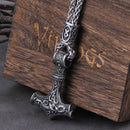 Colar Masculino Martelo Thor Basic com Caixa Vikings