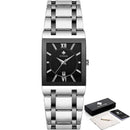 Relogio Masculino Square Luxury Quadrado Original - Universo Livre - lojauniversolivre.com