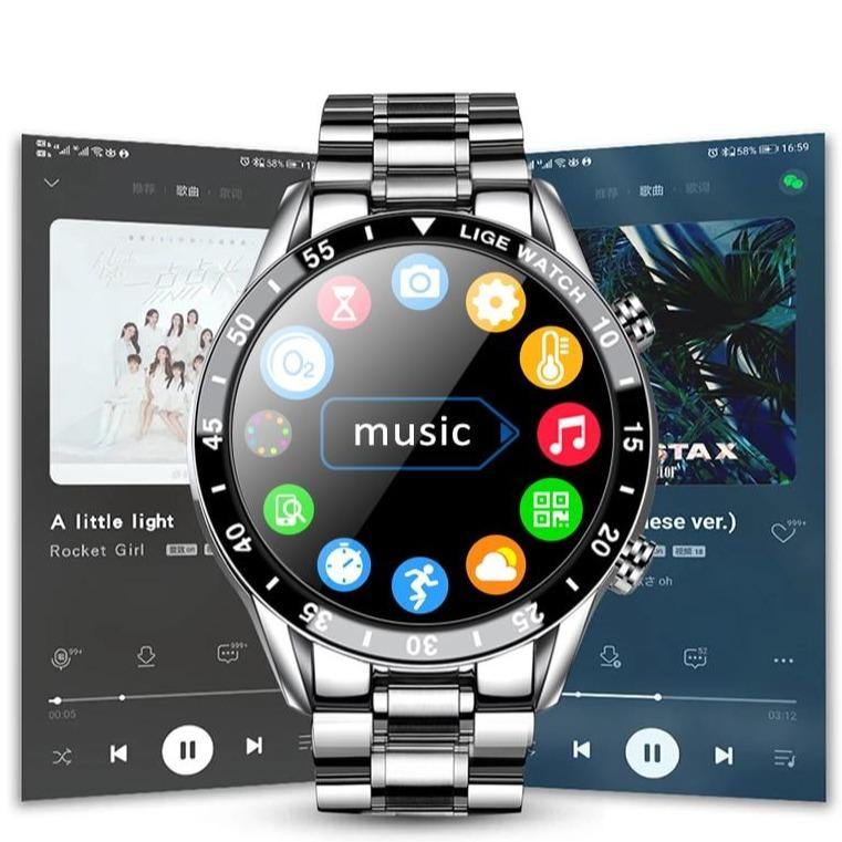 Relógio Inteligente Prime Luxo Smart Masculino - Universo Livre - lojauniversolivre.com