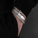 Pulseira Masculino Bracelete Pai Nosso