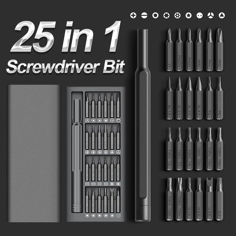 Chave de fenda kit 24 magnéticos para Reparo Eletrônicos - Universo Livre - lojauniversolivre.com