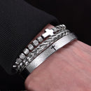 Pulseira Masculino Bracelete Pai Nosso