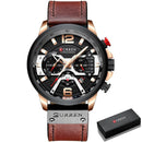 Relógio Casual Curren Original Luxury Masculino - Universo Livre - lojauniversolivre.com