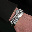Pulseira Masculina Luxo Royal 3 em 1