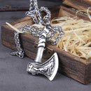 Colar Masculino Machado Nordico com Caixa Vikings