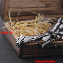 Colar Masculino Head Dragon com Caixa Vikings Inoxidavel