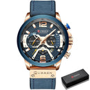 Relógio Casual Curren Original Luxury Masculino - Universo Livre - lojauniversolivre.com