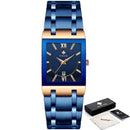 Relogio Masculino Square Luxury Quadrado Original - Universo Livre - lojauniversolivre.com