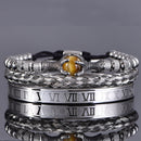 Pulseira Bracelete Masculino Olho de Tigre Stone