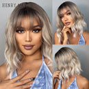 Peruca Curta Cacheada Human Realista Wigs Lace