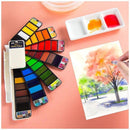 Kit de Pintura Aquarela Compact Leque - Universo Livre - lojauniversolivre.com