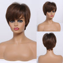 Peruca Curta Front Lace Wigs Realista