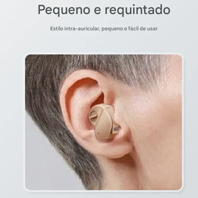 Aparelho Auditivo Invisivel Intra auricular ITE