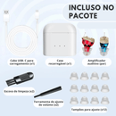 Aparelho Auditivo Invisível Recarregável Dual Premium