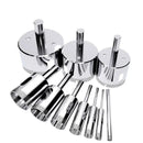 Serra Copo Diamantada Aço Kit 10 unidades