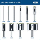 Serra Copo Diamantada Aço Kit 10 unidades