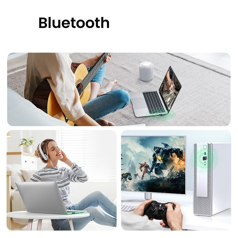 Adaptador Bluetooth 5.3 e 3.0 Ugreen USB