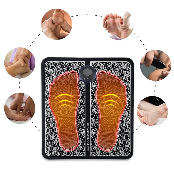 Tapete Massageador de Pés Alivio Imediato Incomodos e Inchaços