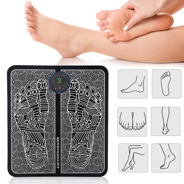 Tapete Massageador de Pés Alivio Imediato Incomodos e Inchaços