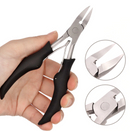 Kit Alicate Desencravar unhas Ponta Curva