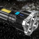 Lanterna Tática Potente Quad Led