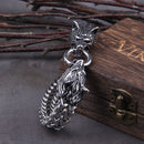 Pulseira Masculina Wolf Figth com Caixa Viking