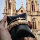 Pulseira Masculino Bracelete Pai Nosso