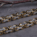 Colar Premium Martelo de Thor Acorrentado Inoxidavel Masculino