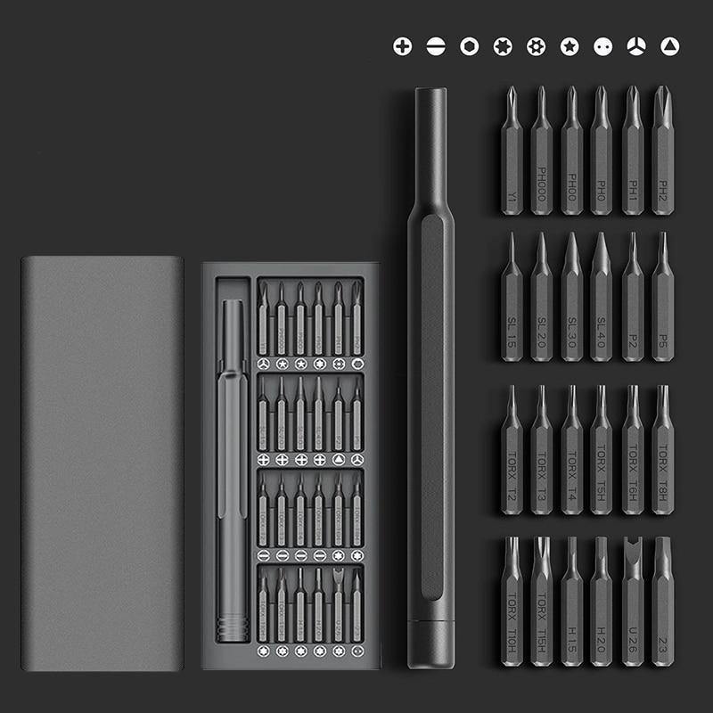 Chave de fenda kit 24 magnéticos para Reparo Eletrônicos - Universo Livre - lojauniversolivre.com