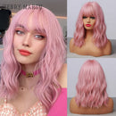 Peruca Curta Cacheada Human Realista Wigs Lace