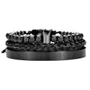 Pulseira Masculina Luxo Royal 3 em 1