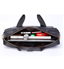 Maleta de Couro Genuíno Resistente Premium mão e ombro