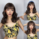 Peruca Curta Cacheada Human Realista Wigs Lace