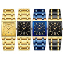 Relogio Masculino Square Luxury Quadrado Original - Universo Livre - lojauniversolivre.com