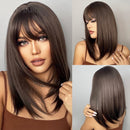 Peruca Human Média Chanel Lace Wigs