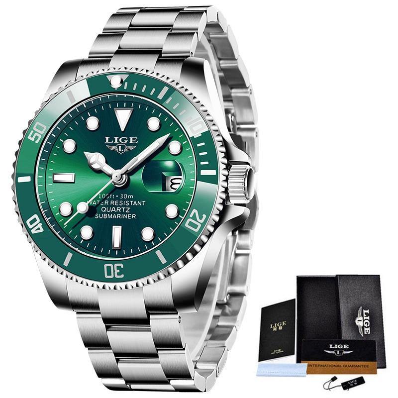 LIGE Top Relógio Masculino Premium Original - Universo Livre - lojauniversolivre.com