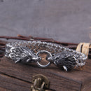 Pulseira Masculina Wolf Figth com Caixa Viking