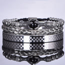 Pulseira Bracelete Masculino Olho de Tigre Stone