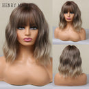 Peruca Curta Cacheada Human Realista Wigs Lace