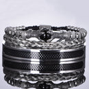 Pulseira Bracelete Masculino Olho de Tigre Stone