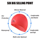 Touca de Natação Silicone Impermeável