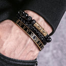 Pulseira Masculina Luxo Flower 3 em 1