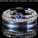 Pulseira Bracelete Masculino Olho de Tigre Stone