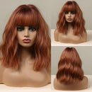 Peruca Curta Cacheada Human Realista Wigs Lace