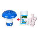 Limpador de piscinas e Tabletes de Cloro Flutuador - Universo Livre - lojauniversolivre.com