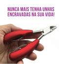 Kit Alicate Desencravar unhas Ponta Curva