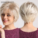 Peruca Curta Front Lace Wigs Realista