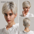 Peruca Curta Front Lace Wigs Realista