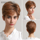 Peruca Curta Front Lace Wigs Realista